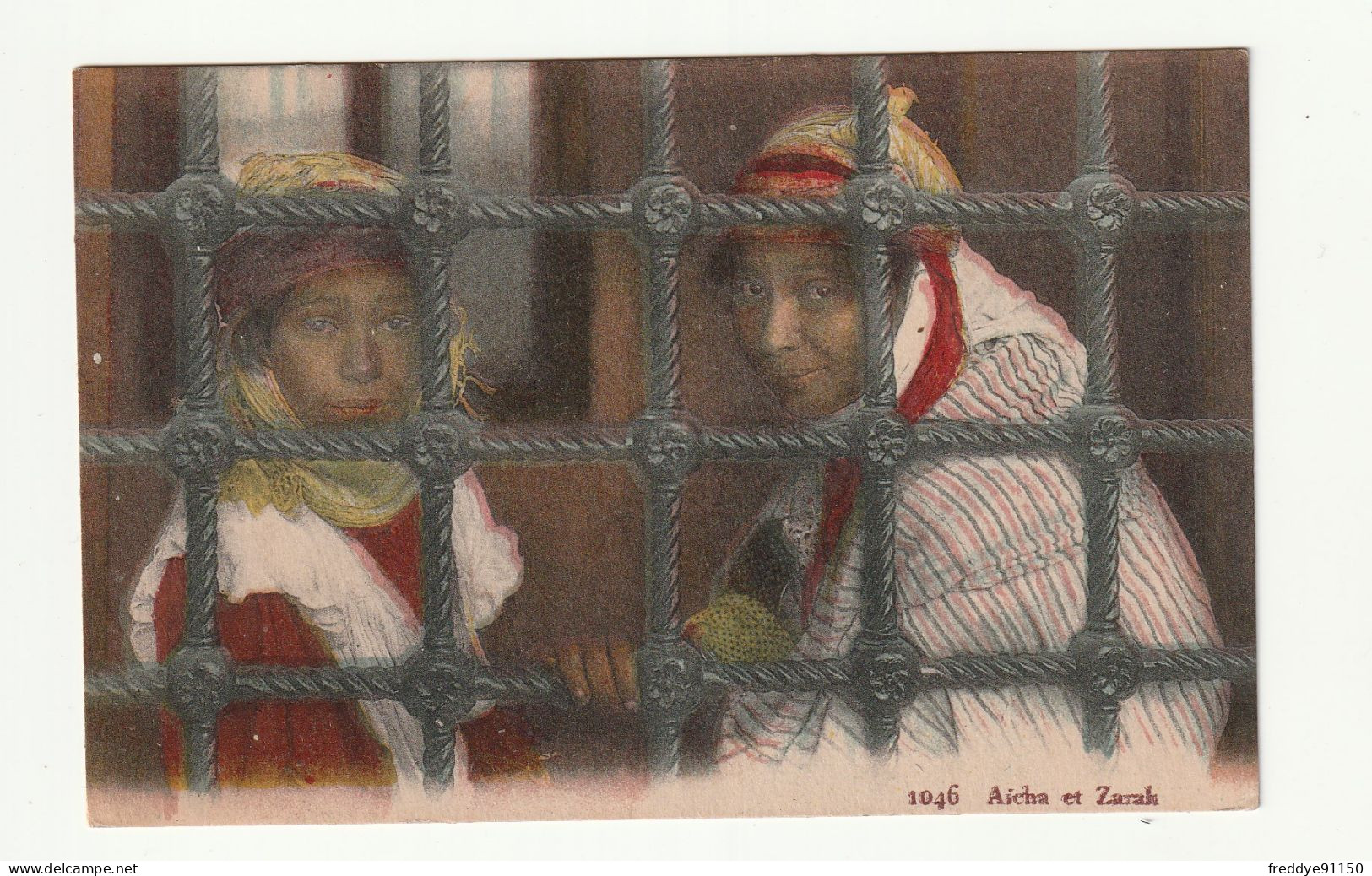 Algérie . Aicha Et Zarah . Femmes Arabes . 1933 - Escenas & Tipos
