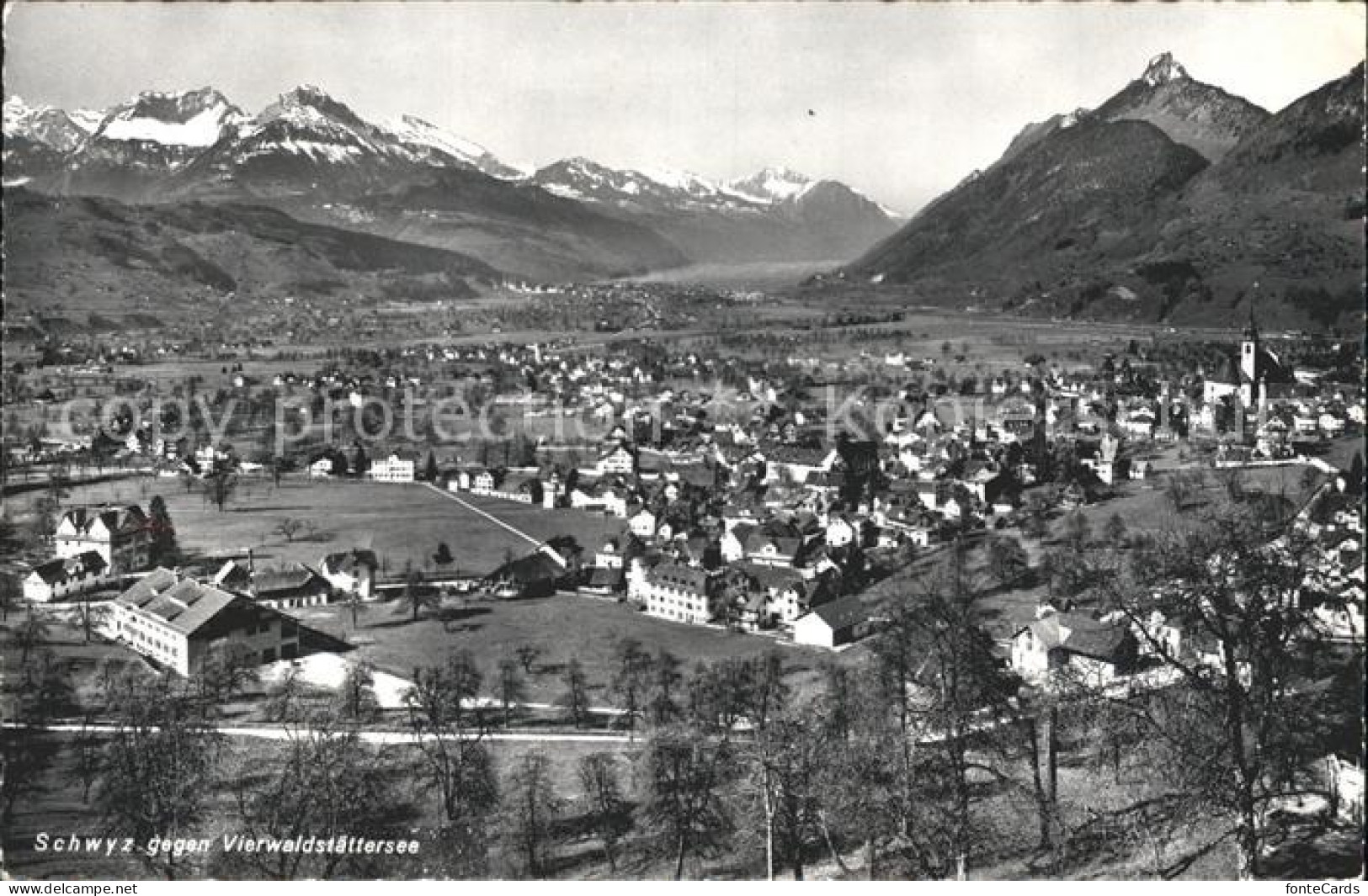 11902922 Schwyz Gegen Vierwaldstaettersee Alpenpanorama Schwyz - Autres & Non Classés