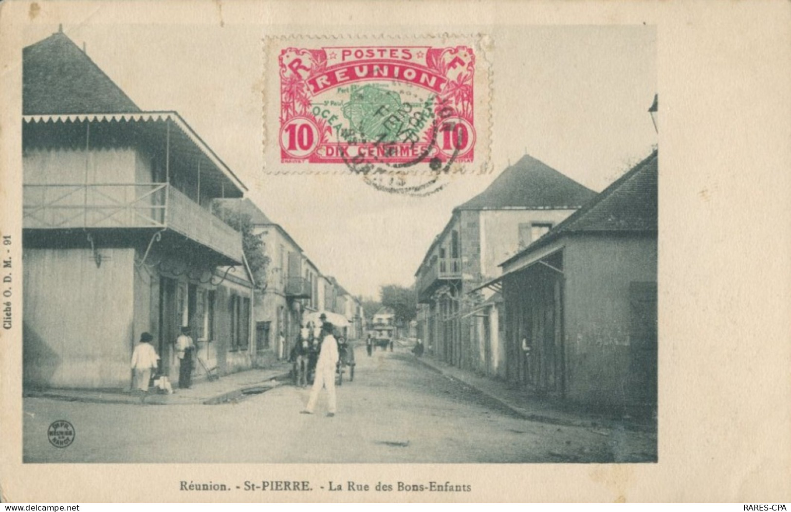 LA REUNION - SAINT PIERRE - La Rue Des Bons Enfants   - TB - Saint Pierre