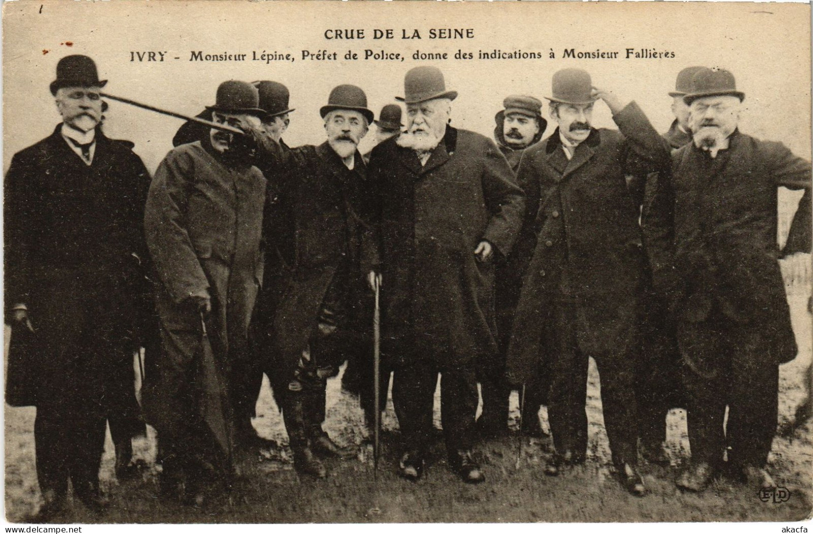 CPA Ivry Politiciens Inondations (1391259) - Ivry Sur Seine