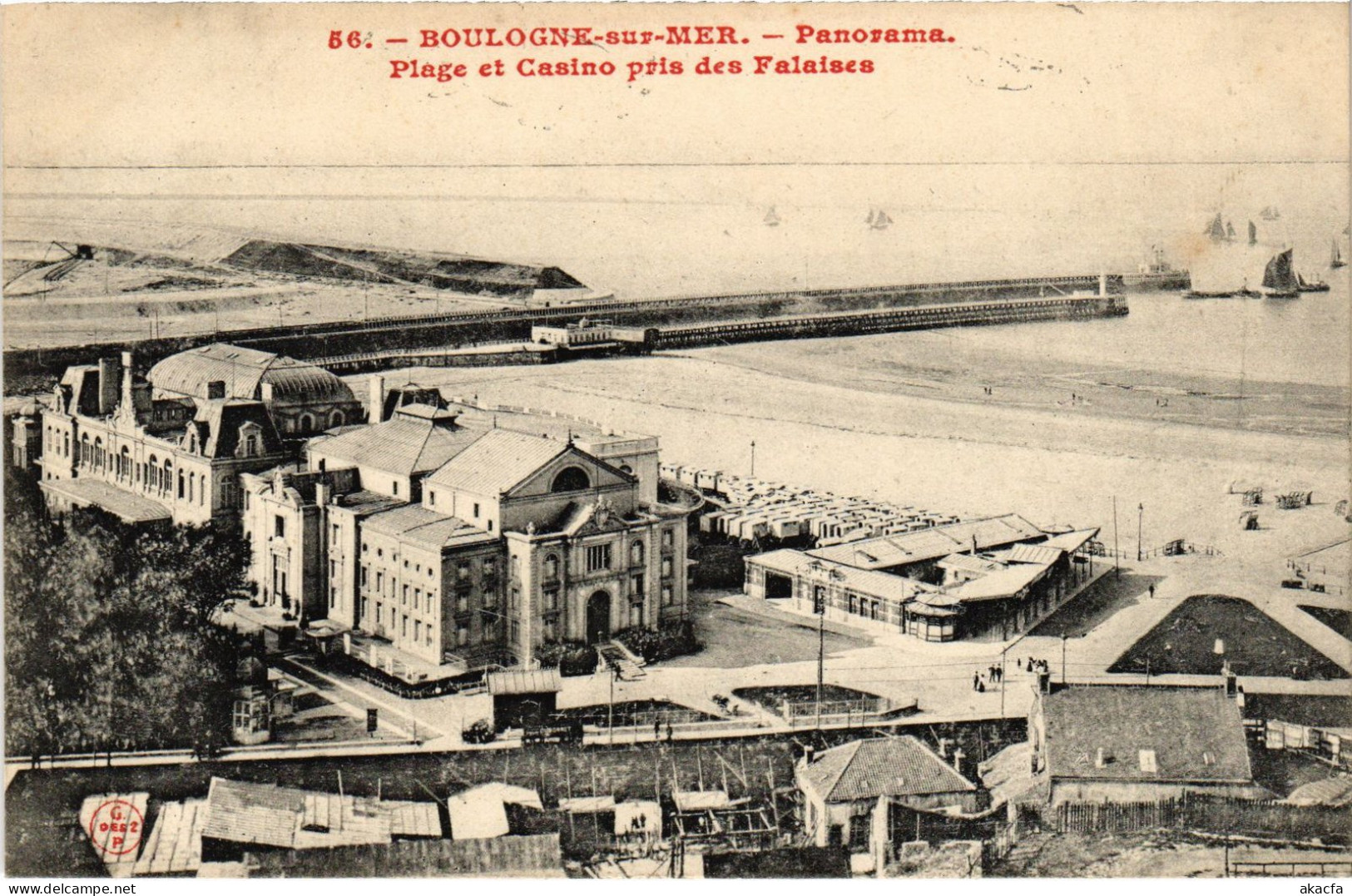 CPA Boulogne-sur-Mer Panorama Plage Et Casino (1279975) - Boulogne Sur Mer