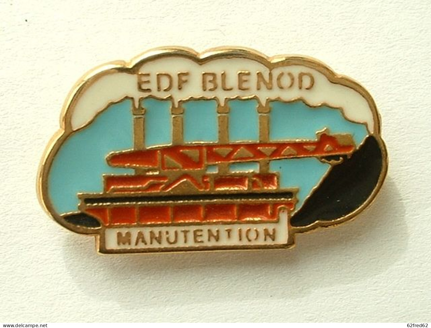 PIN'S EDF GDF - BLENOD MANUTENTION - EDF GDF