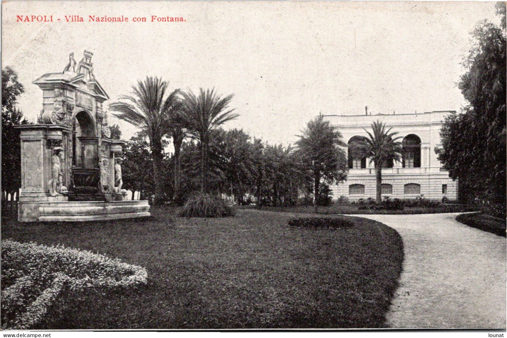 NAPOLI - Villa Nazionale Con Fontana - Napoli (Neapel)
