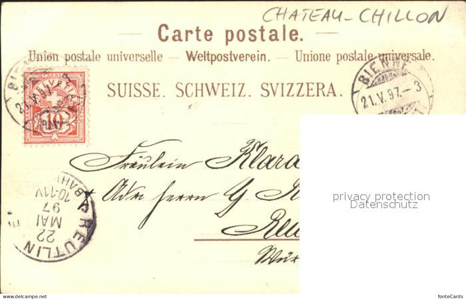 11902702 Genfersee Lac Leman Chateau Chillon Genf - Sonstige & Ohne Zuordnung