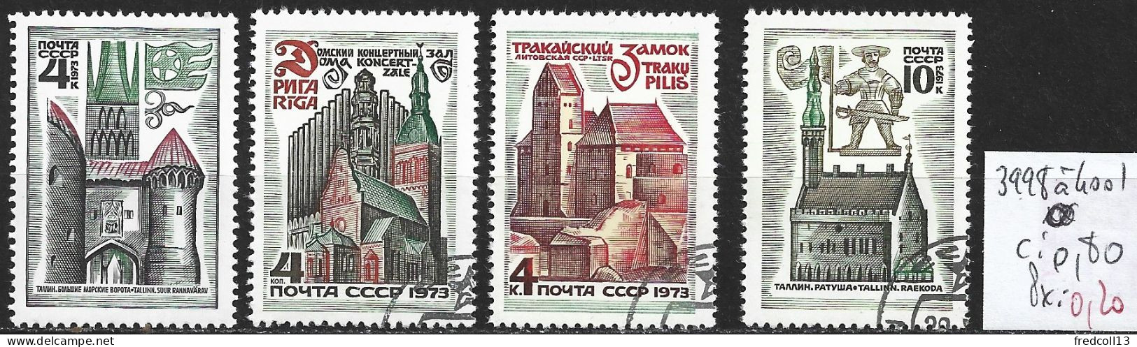 RUSSIE 3998 à 4001 Oblitérés Côte 0.80 € - Used Stamps