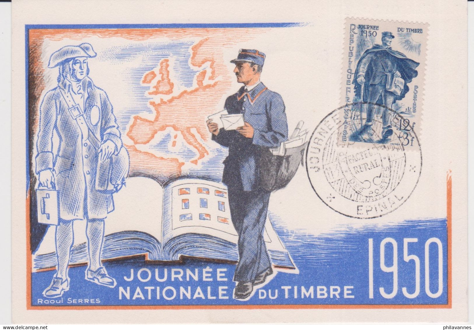 EPINAL , 1950, Journée Nationale Du Timbre Sur N° 863 , Cote 38€( SN24/86/15.1) - 1950-1959