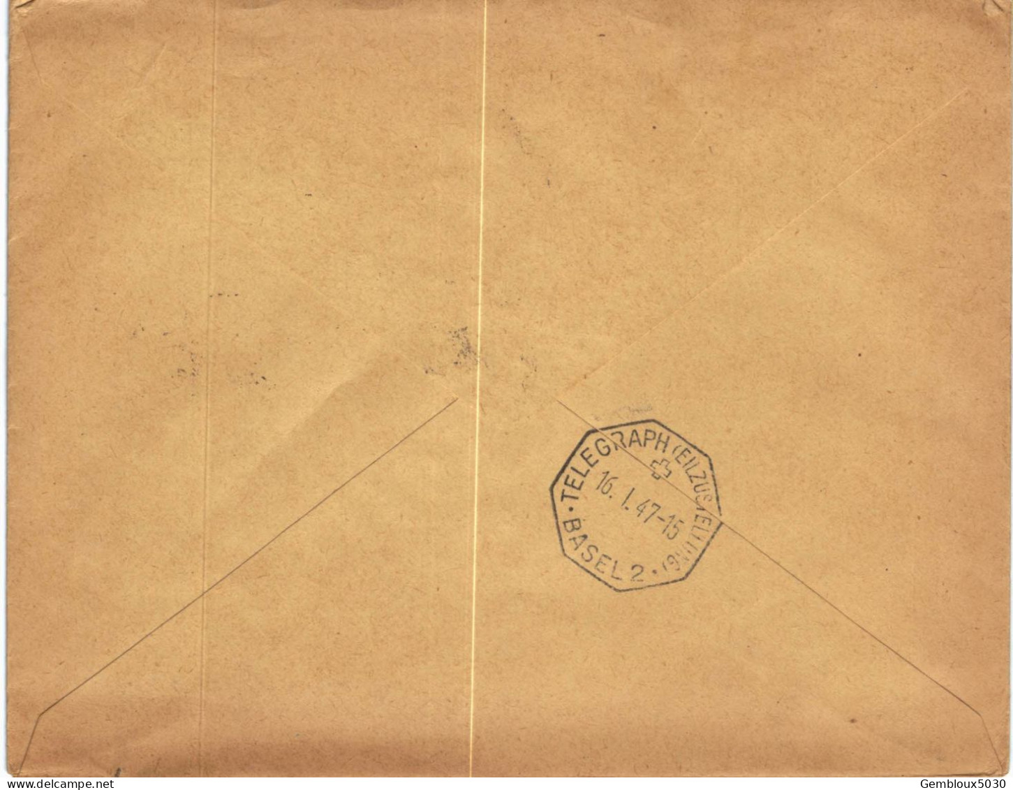 (01) Belgique 1 X N° 419 + 2 X 422 + 2 X 696  Sur Enveloppe écrite De Bruxelles Vers Bâle Suisse En Express - 1935-1949 Sellos Pequeños Del Estado