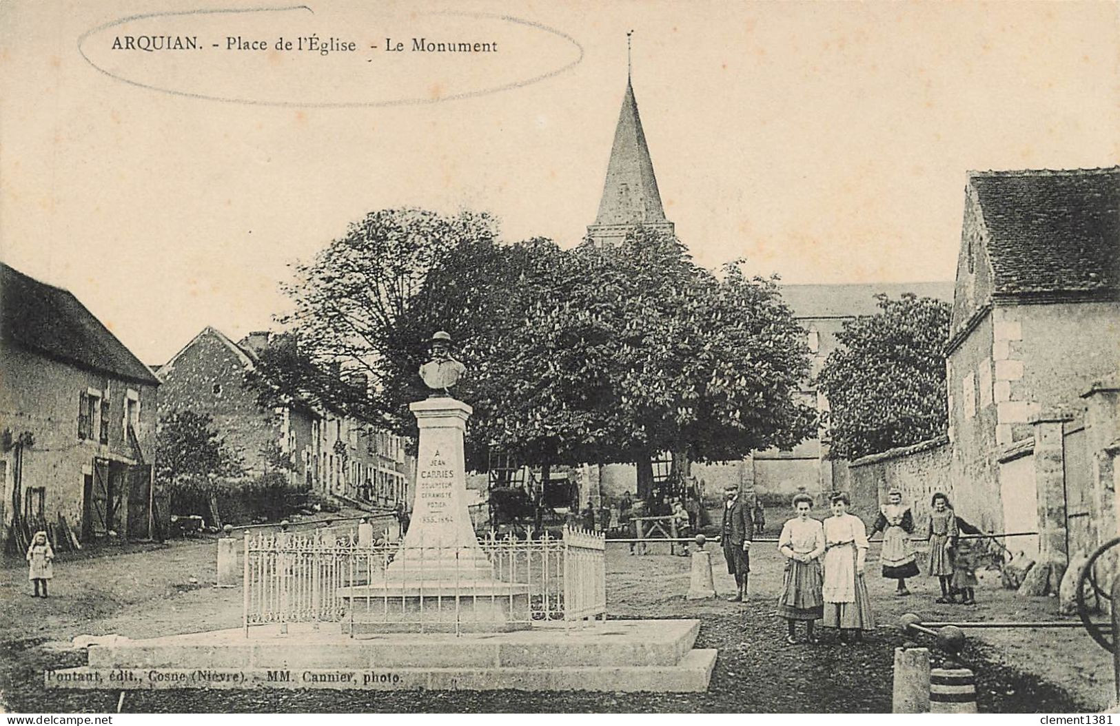 Arquian Place De L'eglise Le Monument - Other & Unclassified