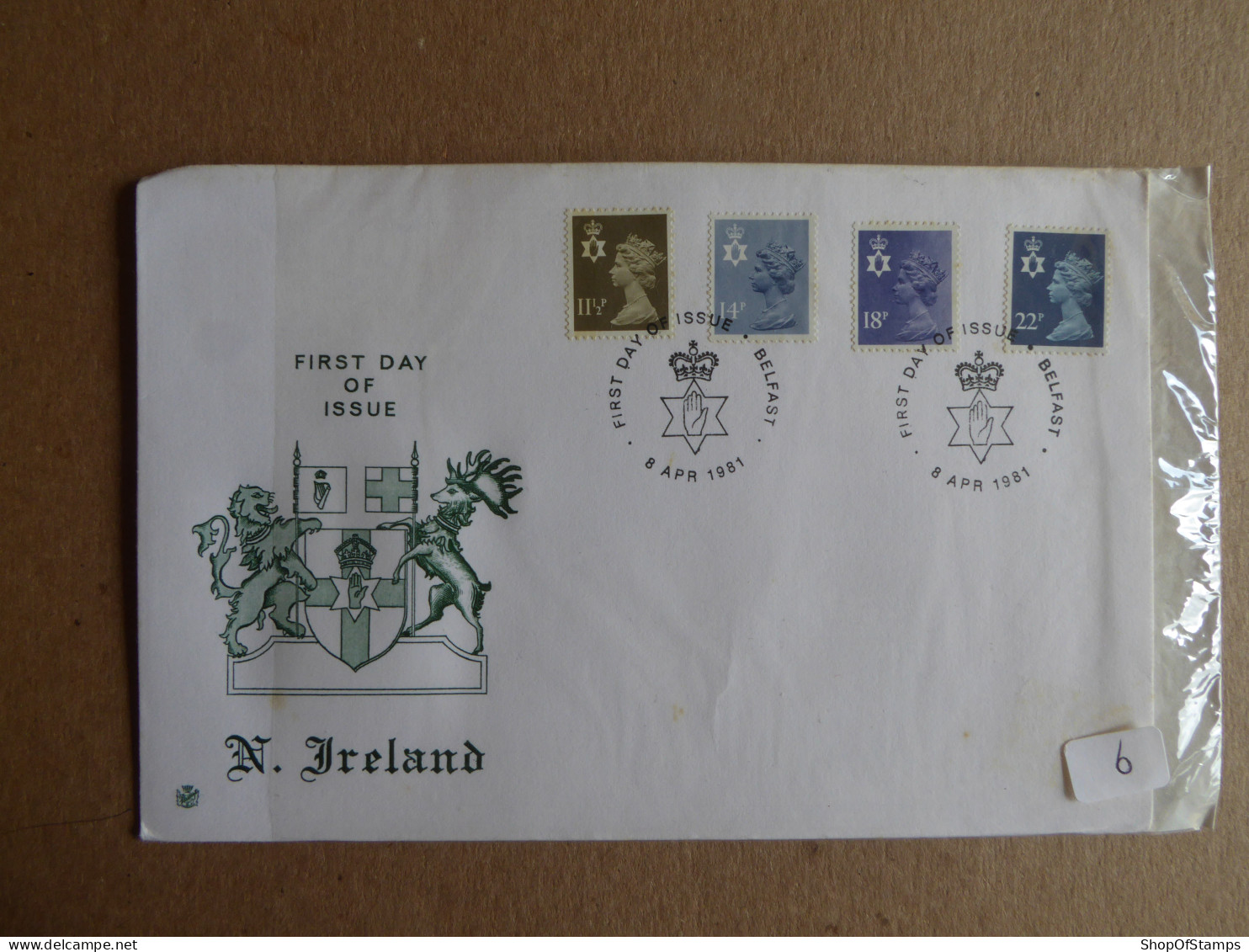 GREAT BRITAIN SG  FDC  NORTHERN IRELAND Definitive Covers 1981 - Ohne Zuordnung
