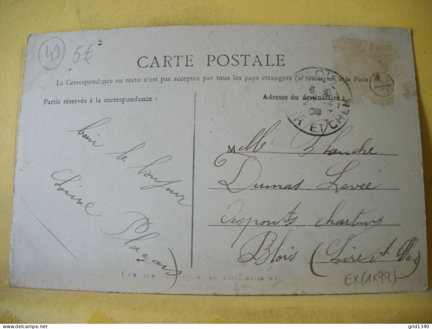 49 5768 RARE CPA 1906 - 49 LA BREILLE - RUE NATIONALE - ANIMATION - Other & Unclassified