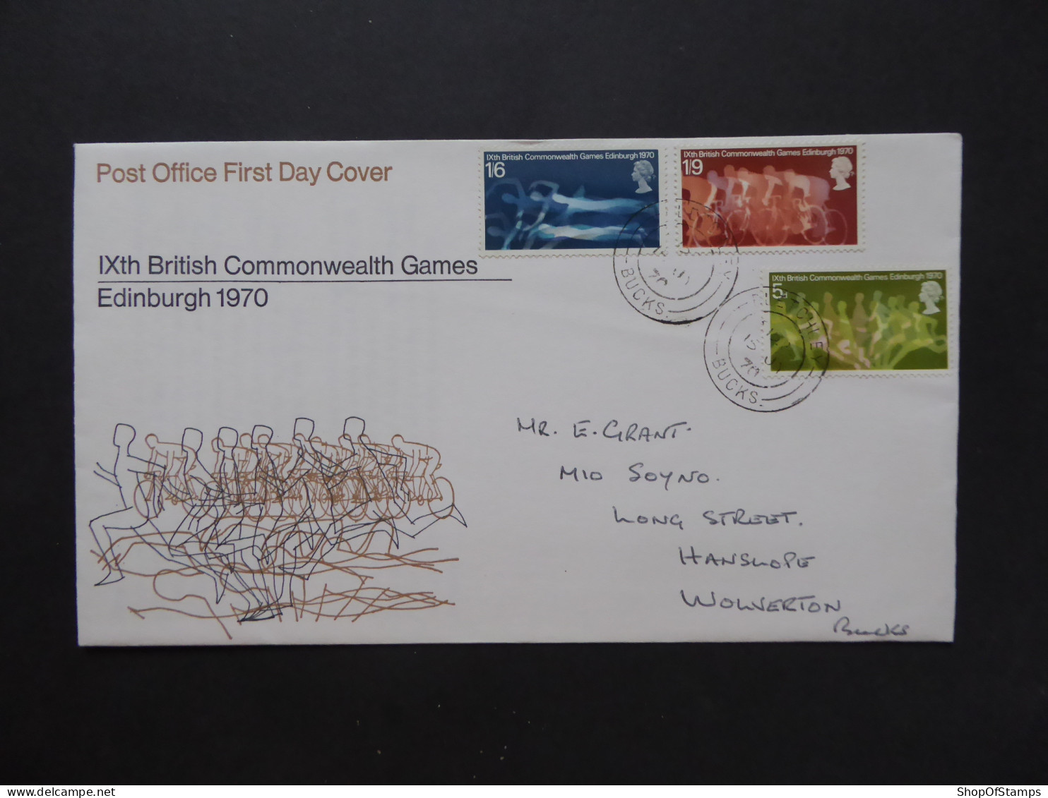 GREAT BRITAIN SG 832-34 COMMONWEALTH GAMES  FDC    - Non Classificati