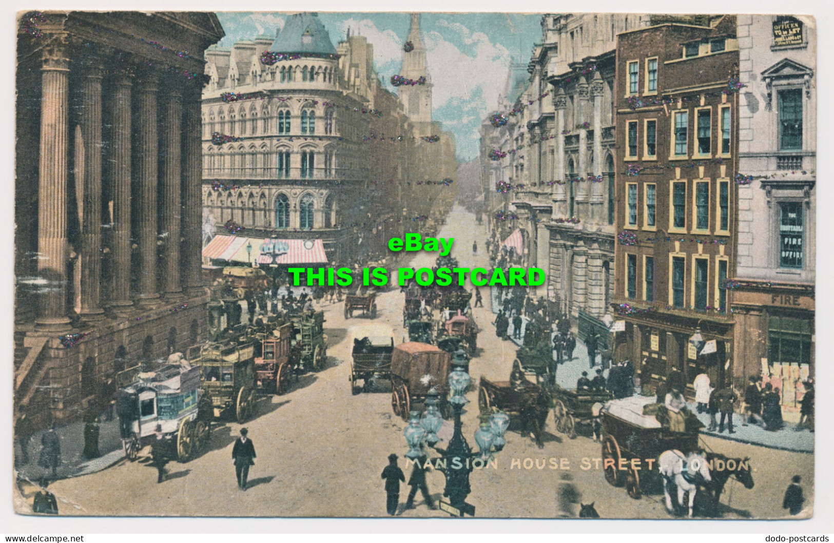 R579008 London. Mansion House Street. 1906 - Other & Unclassified