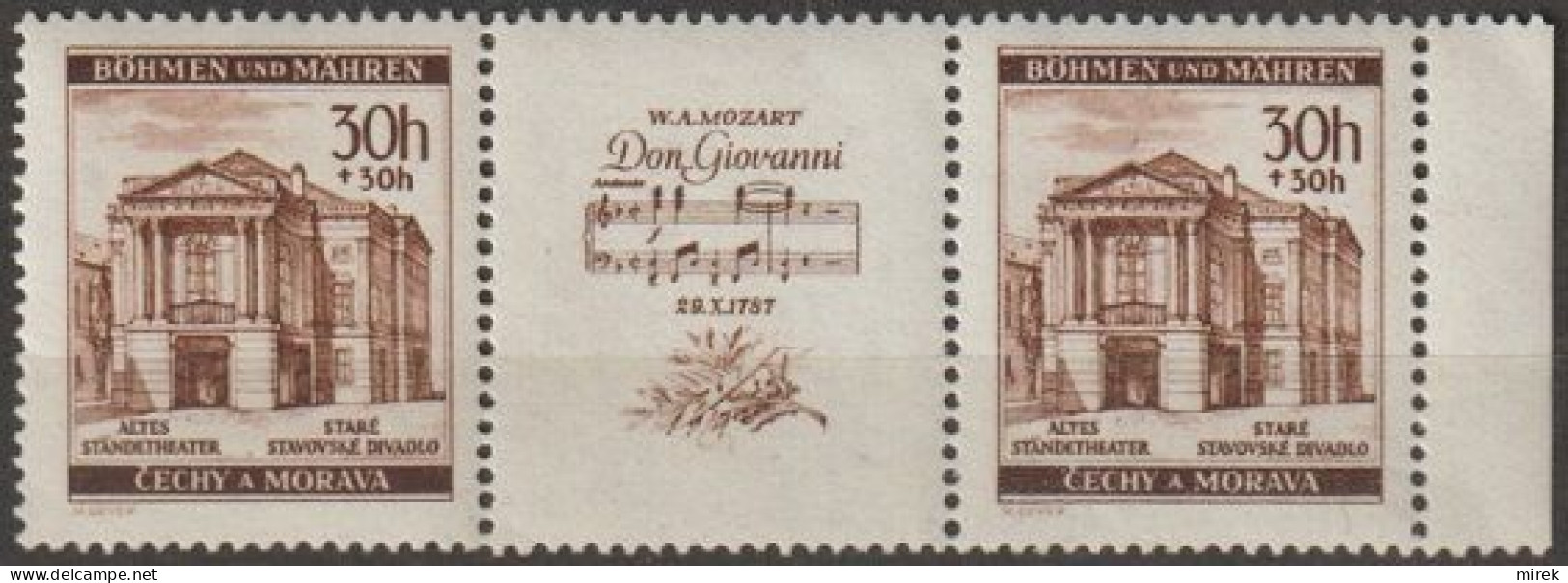008/ Pof. 68, Border Stamps With Coupon - Ongebruikt
