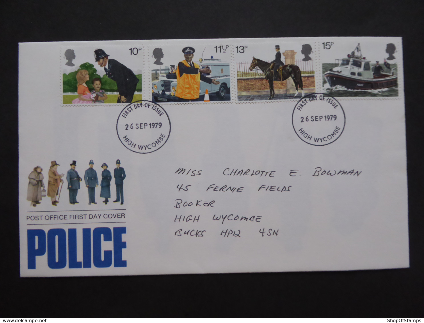 GREAT BRITAIN SG 1100-03 METROPOLITAN POLICE FDC    - Non Classificati