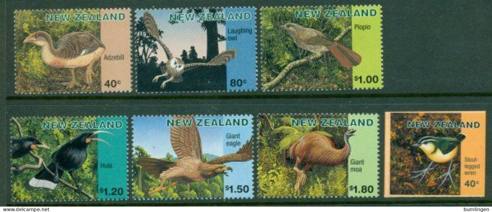 NEW ZEALAND 1996 Mi 1558-63A + 1564** Birds [B1059] - Other & Unclassified