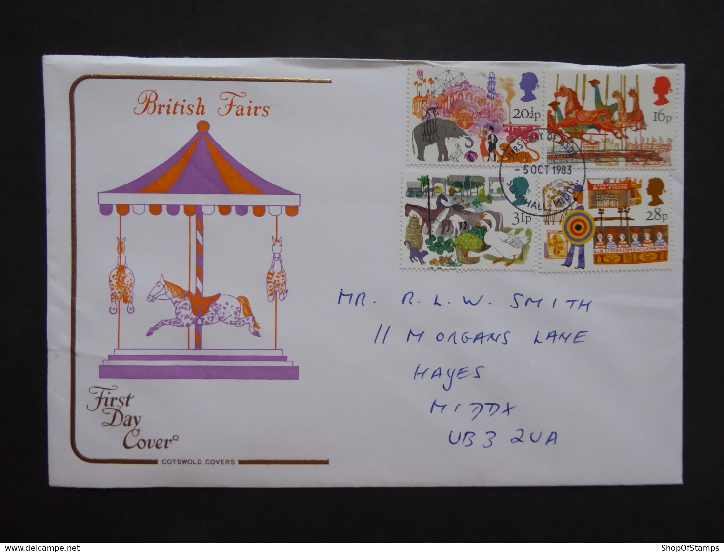 GREAT BRITAIN SG 1227-30 BRITISH FAIRS FDC    - Sin Clasificación