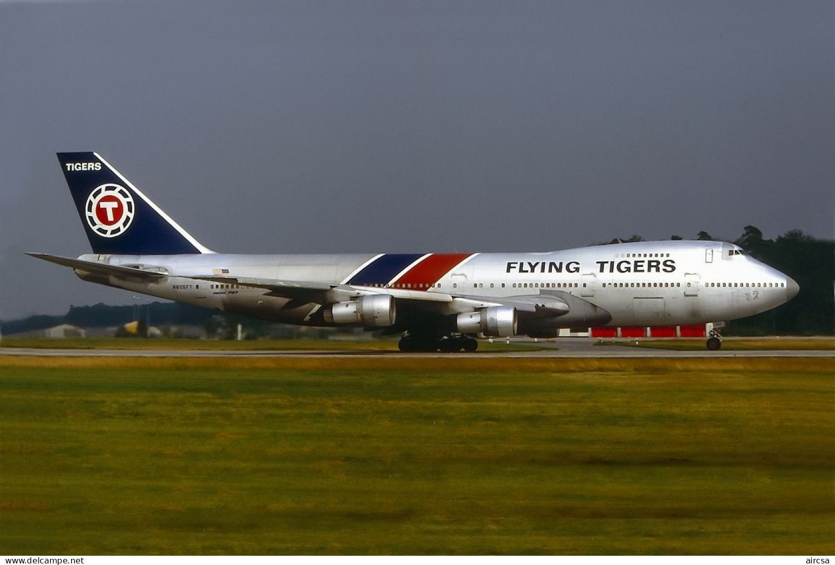 Aviation Postcard-WGA-1479 FLYING TIGERS Boeing 747 - 1946-....: Modern Era