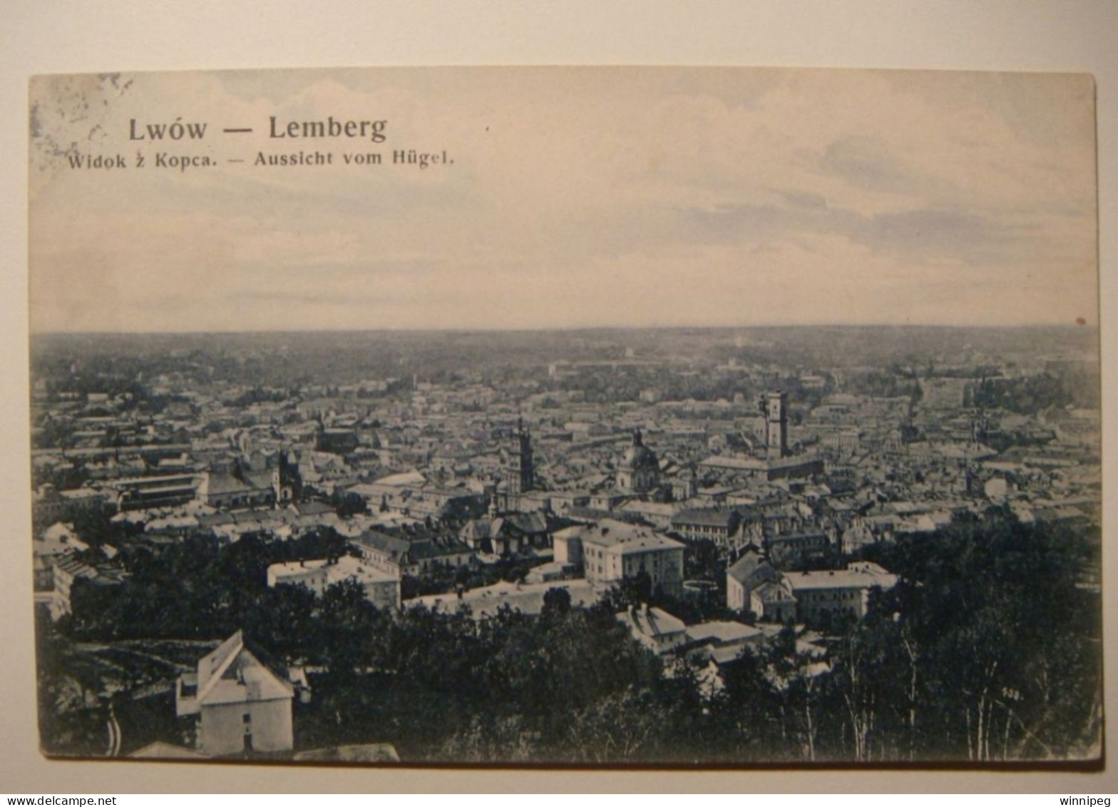 Lwow.Lemberg.Widok.L&P 621.Widok Z Kopca.Sal.mal.polsk.1907.Poland.Ukraine - Oekraïne