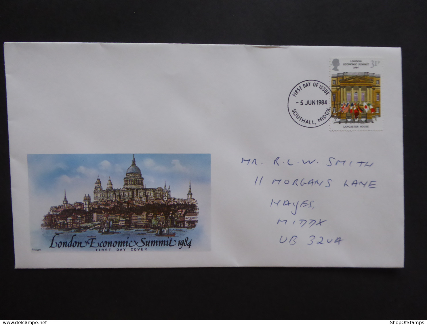 GREAT BRITAIN SG 1253 LONDON ECONOMIC SUMMIT CONFERENCE FDC    - Ohne Zuordnung