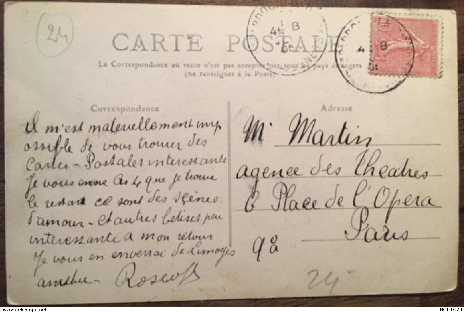 Cpa 24 Dordogne, Nontron, Vue Générale, éd Jollivet, écrite En 1905 - Nontron