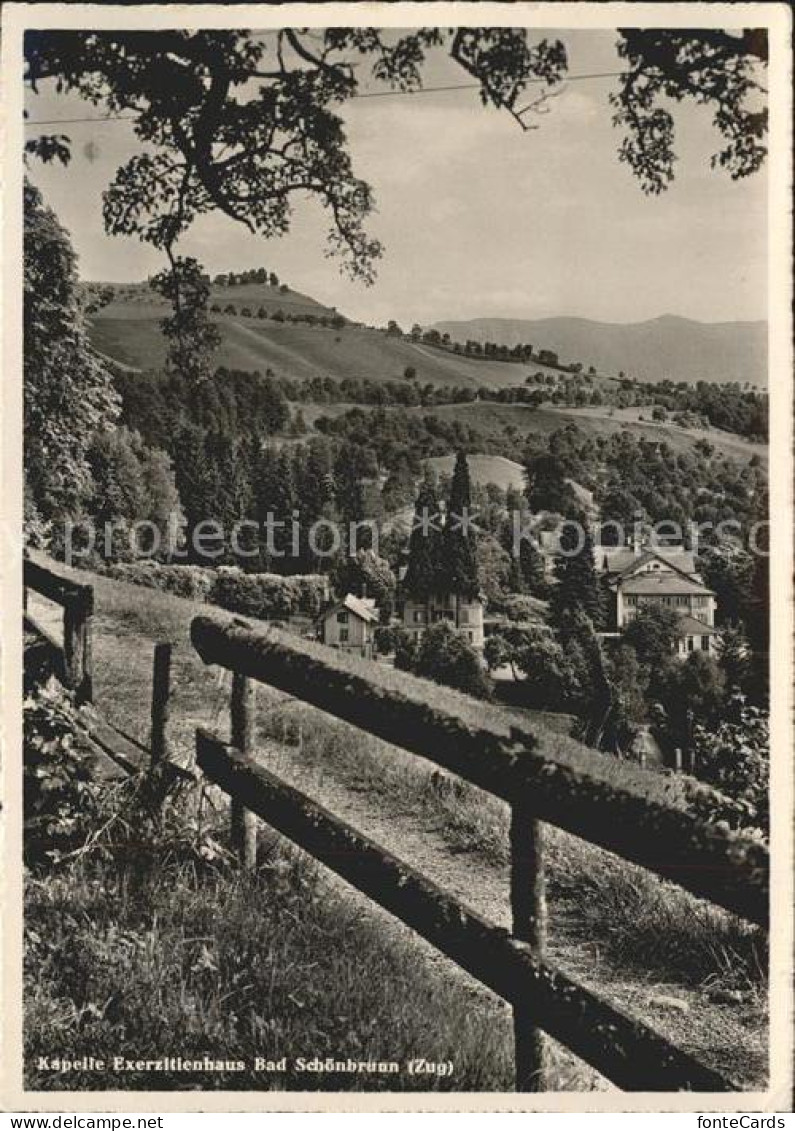 11902393 Bad Schoenbrunn Menzingen ZG Kapelle Exerzitienhaus  - Other & Unclassified