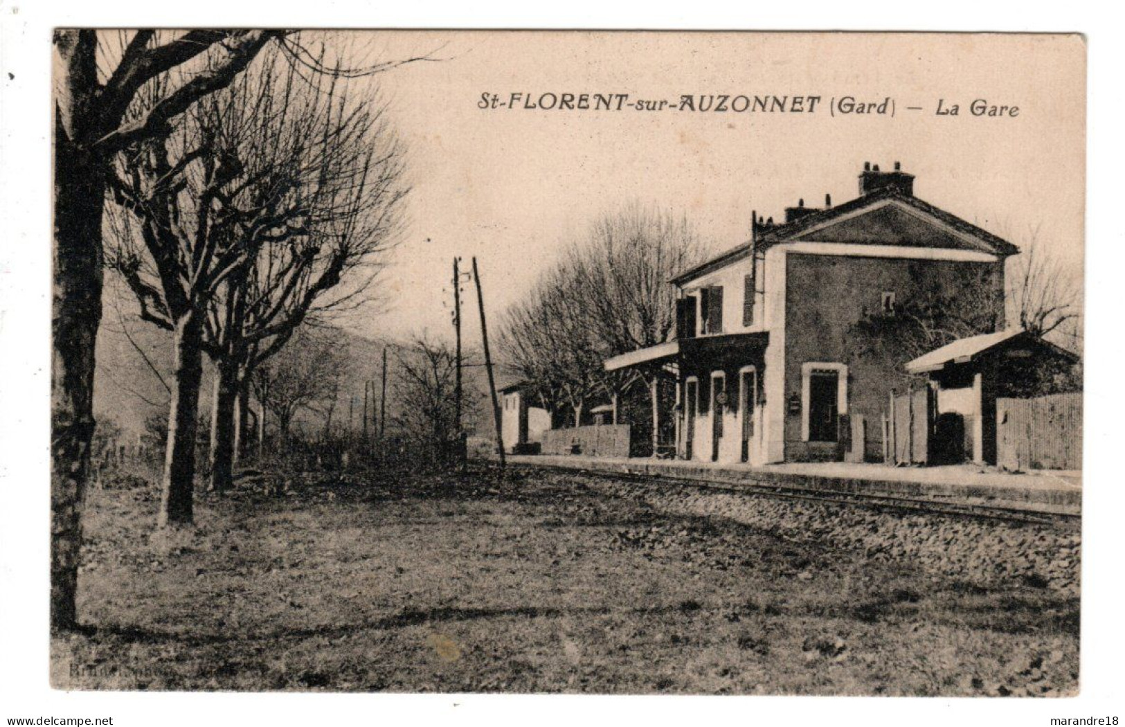 Saint Florent Sur Auzonnet , La Gare - Otros & Sin Clasificación