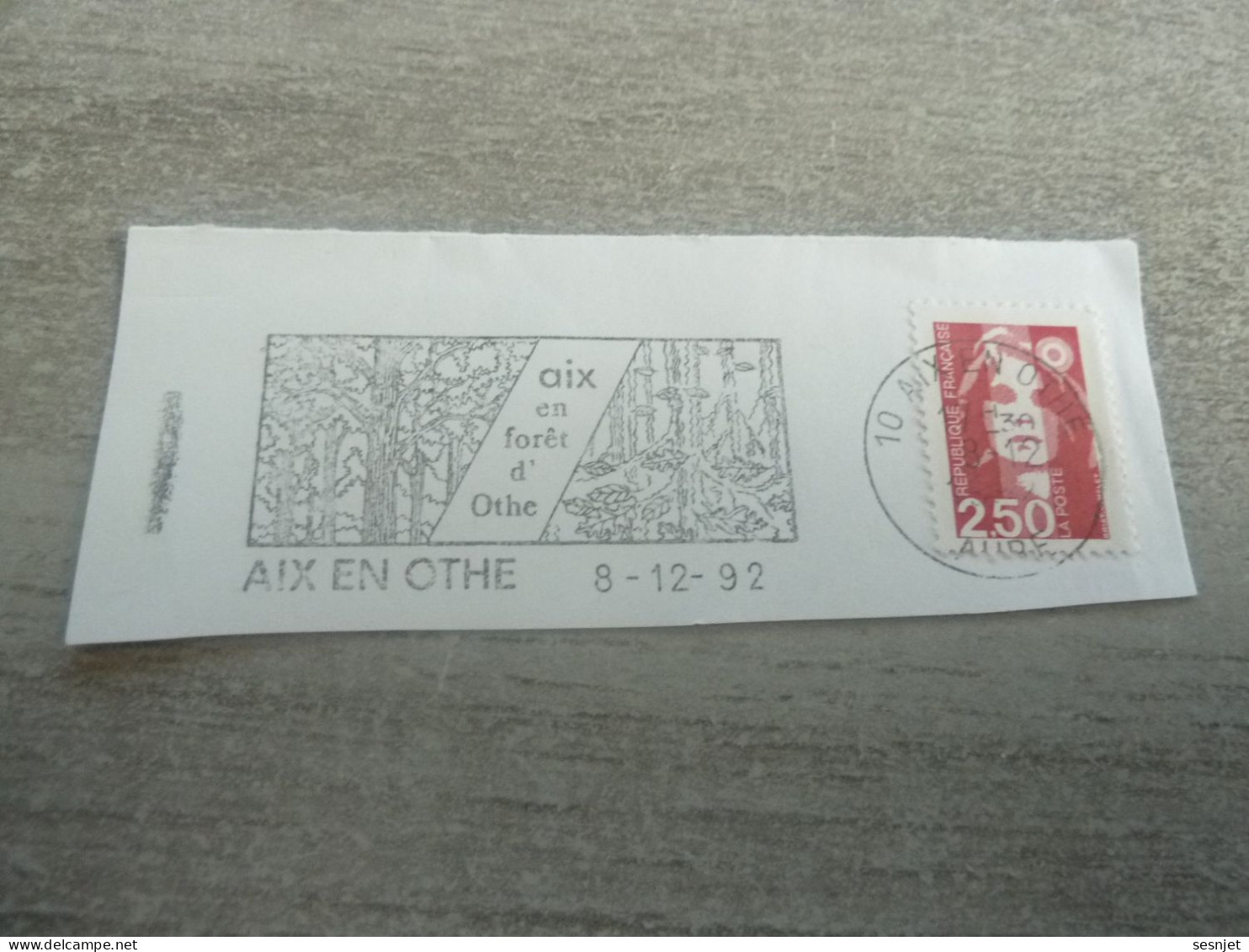 Aix-en-Othe - Forêt D'Othe - Yt 2715 - Flamme Philatélique - Année 1992 - - Used Stamps