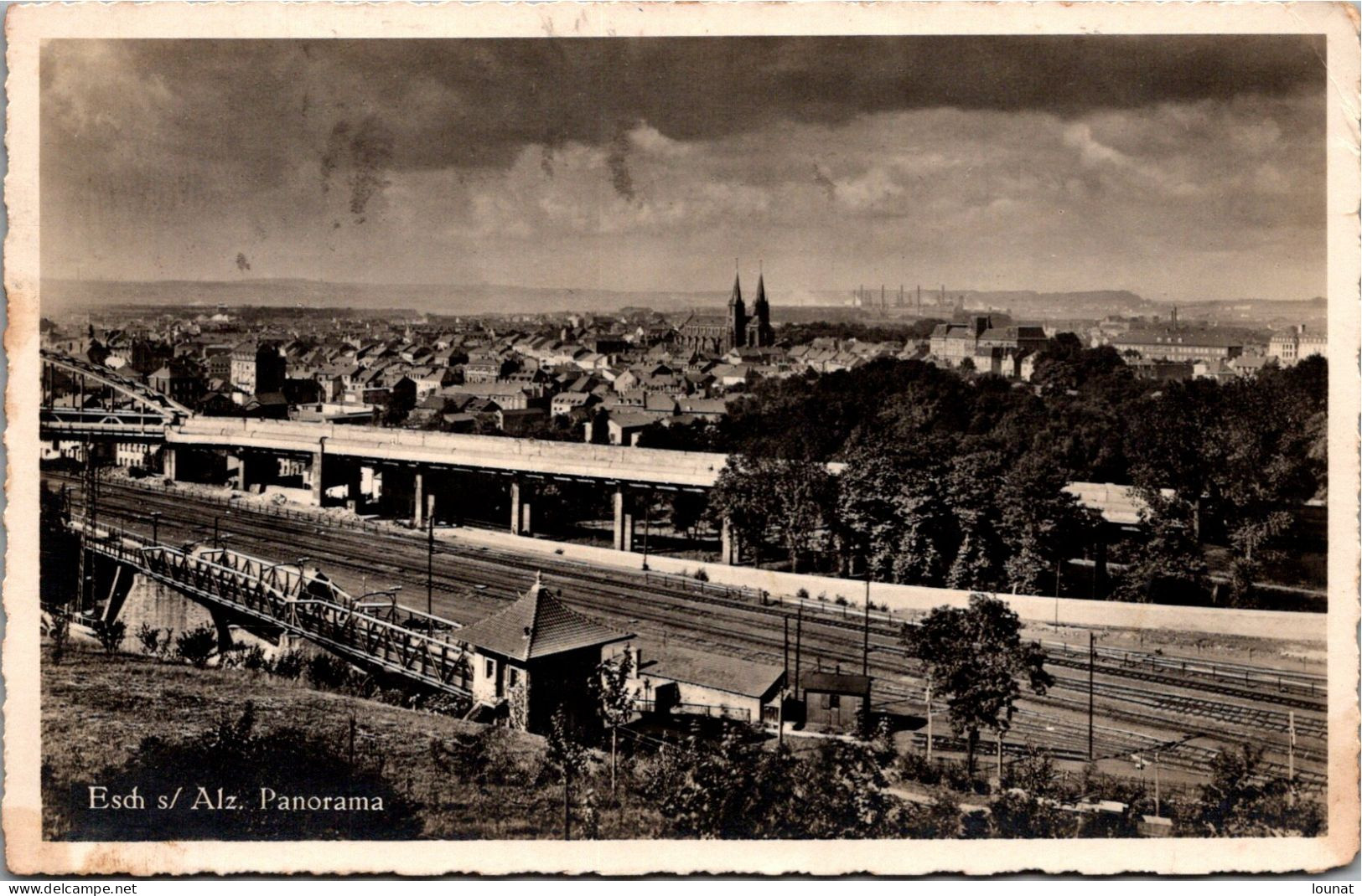 ESCH S/ Alz. Panorama (coin Droit) - Esch-sur-Alzette