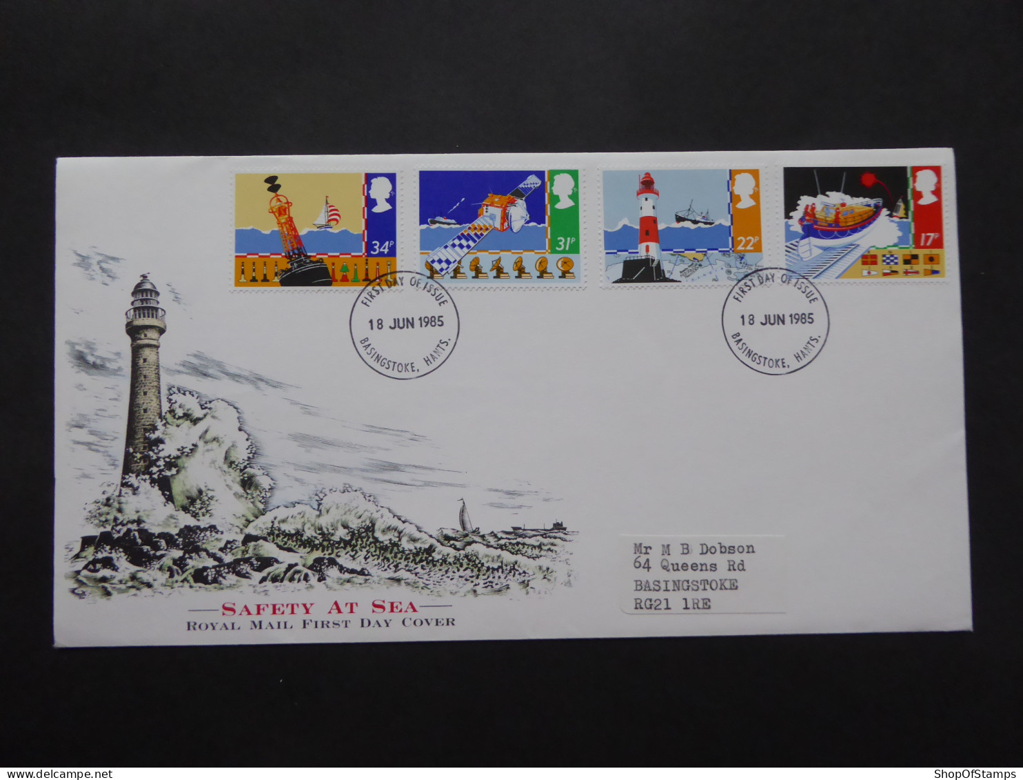 GREAT BRITAIN SG 1286-89  SAFETY AT SEA FDC    - Ohne Zuordnung
