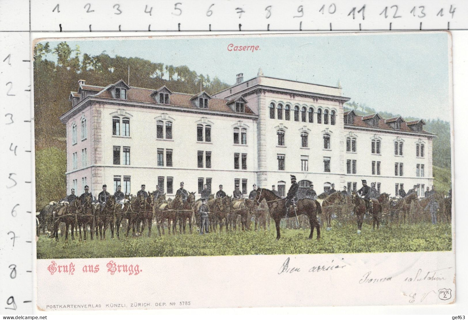 Gruss Aus Brugg - Caserne (1901) - Barracks