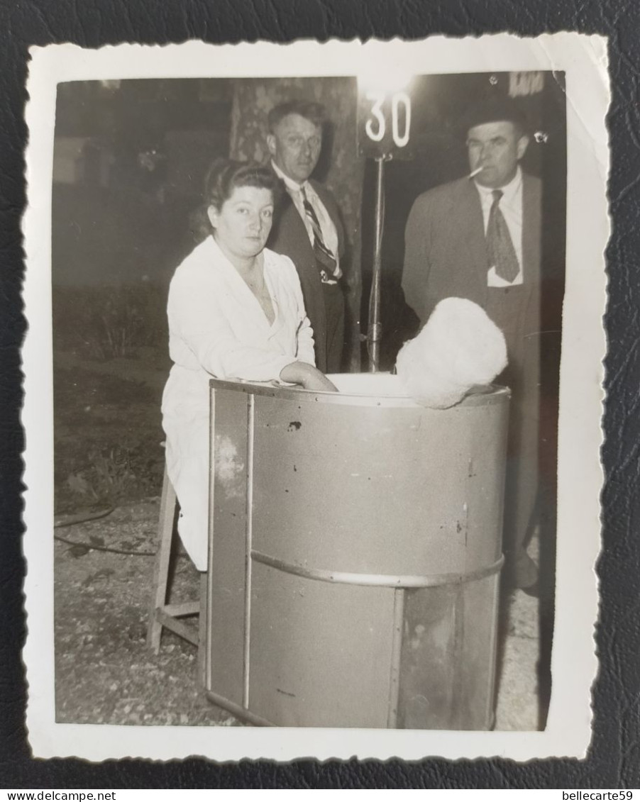 Ancienne Photo Fête Foraine Barbe à Papa 1955 - Beroepen