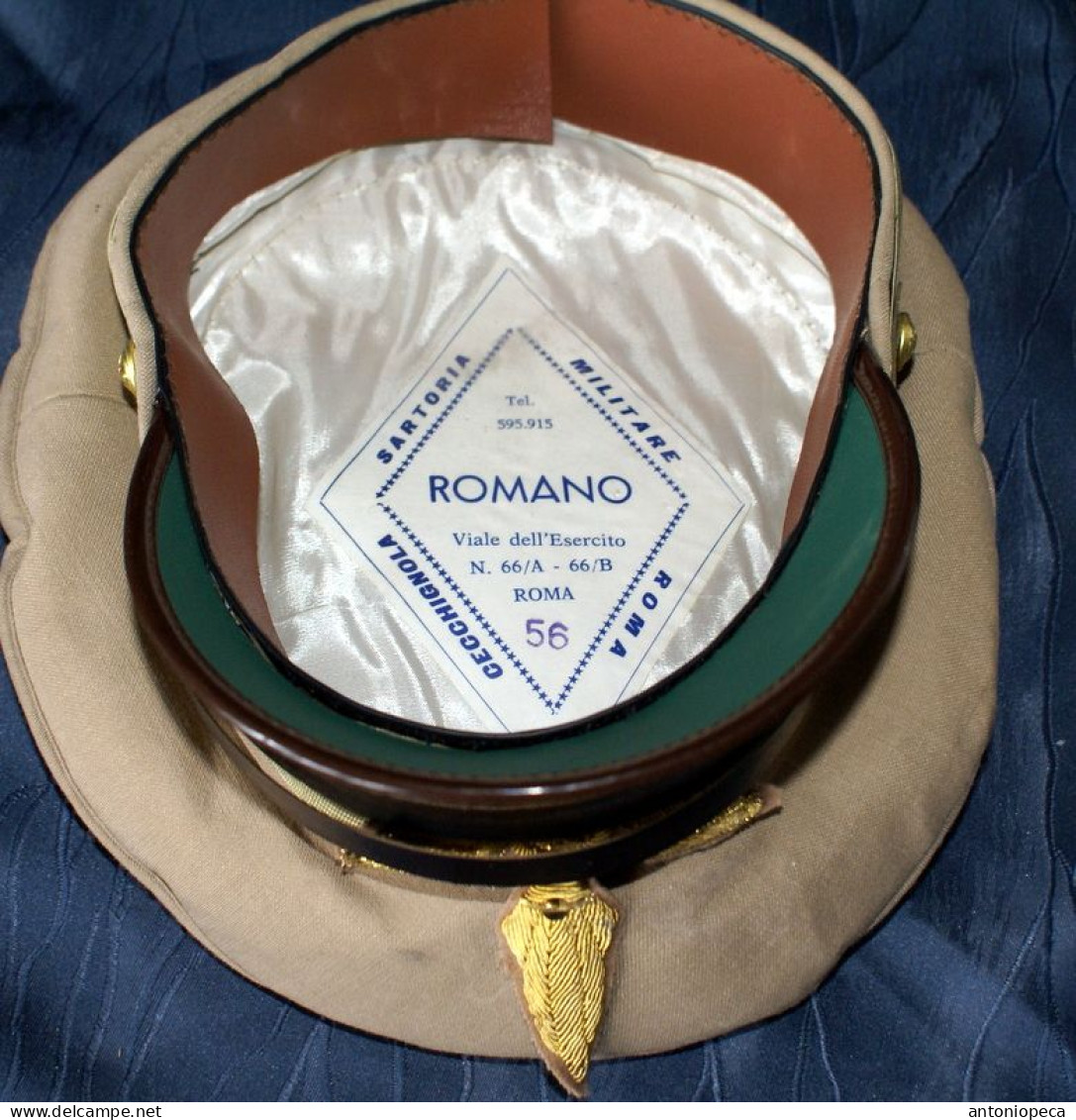 ITALIA, ITALIAN ARMY ARTILLERY CAP - Cascos