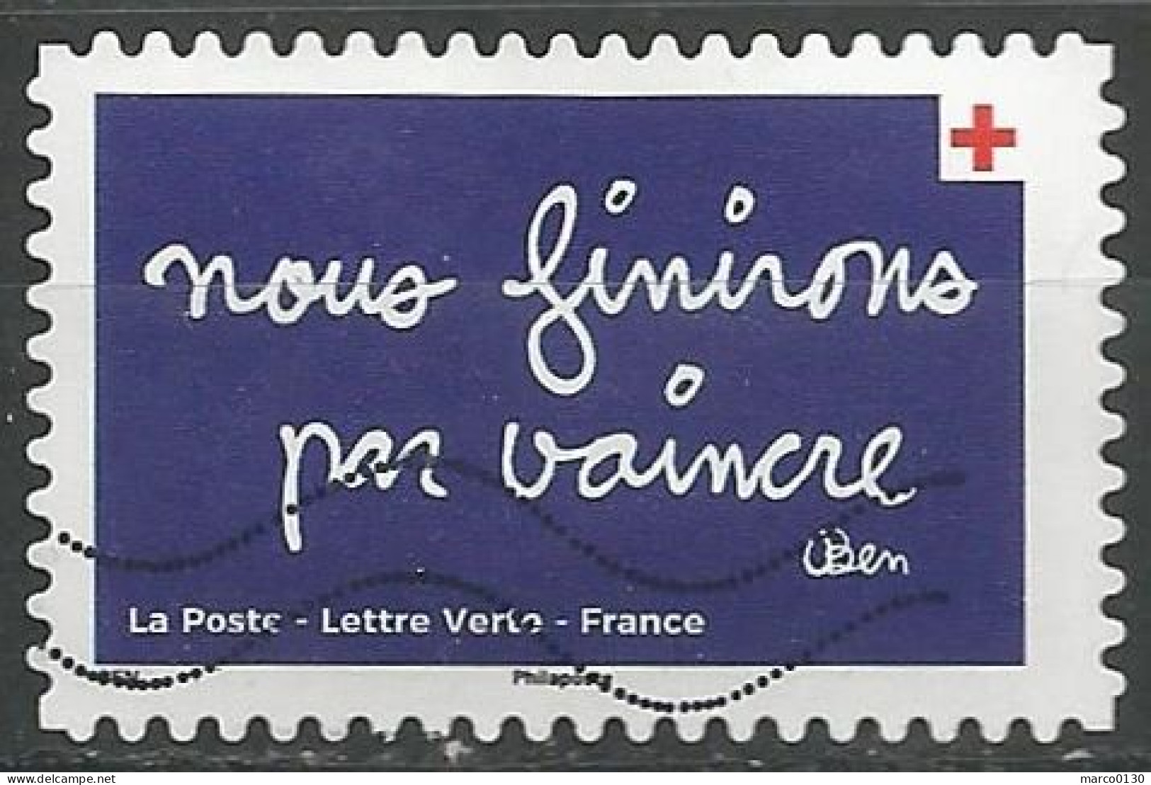 FRANCE AUTOADHESIF N° 1987 OBLITERE - Oblitérés