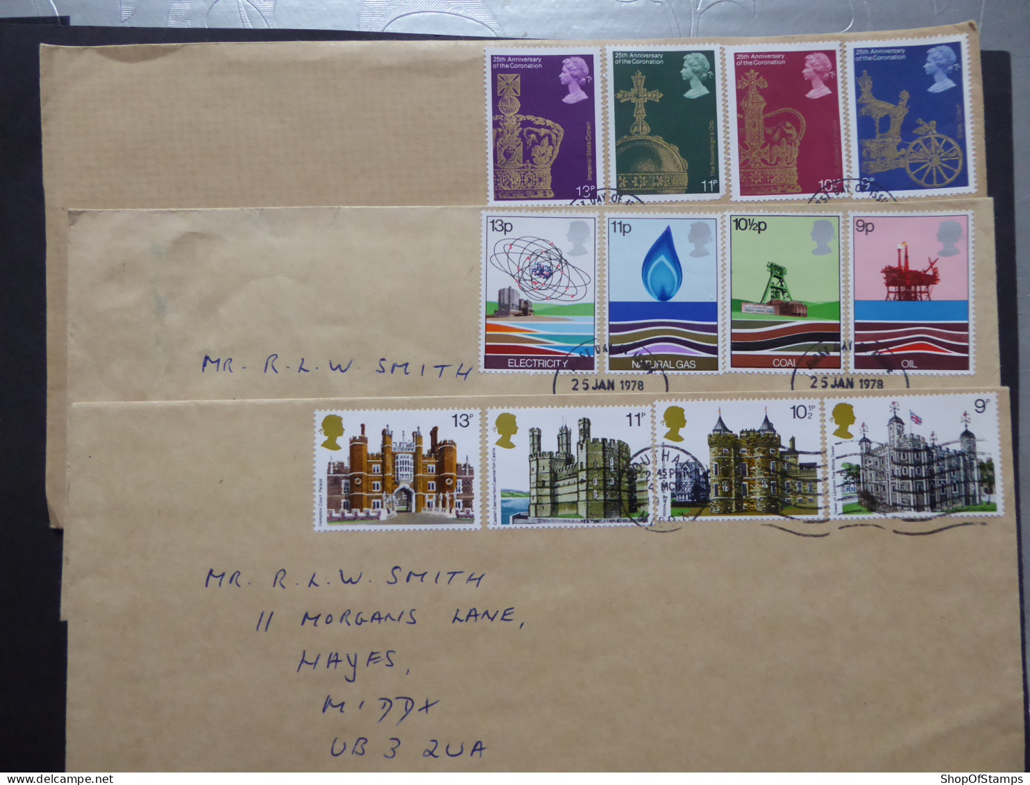 GREAT BRITAIN SG  FDC  3 COVERS OF 1978  - Unclassified