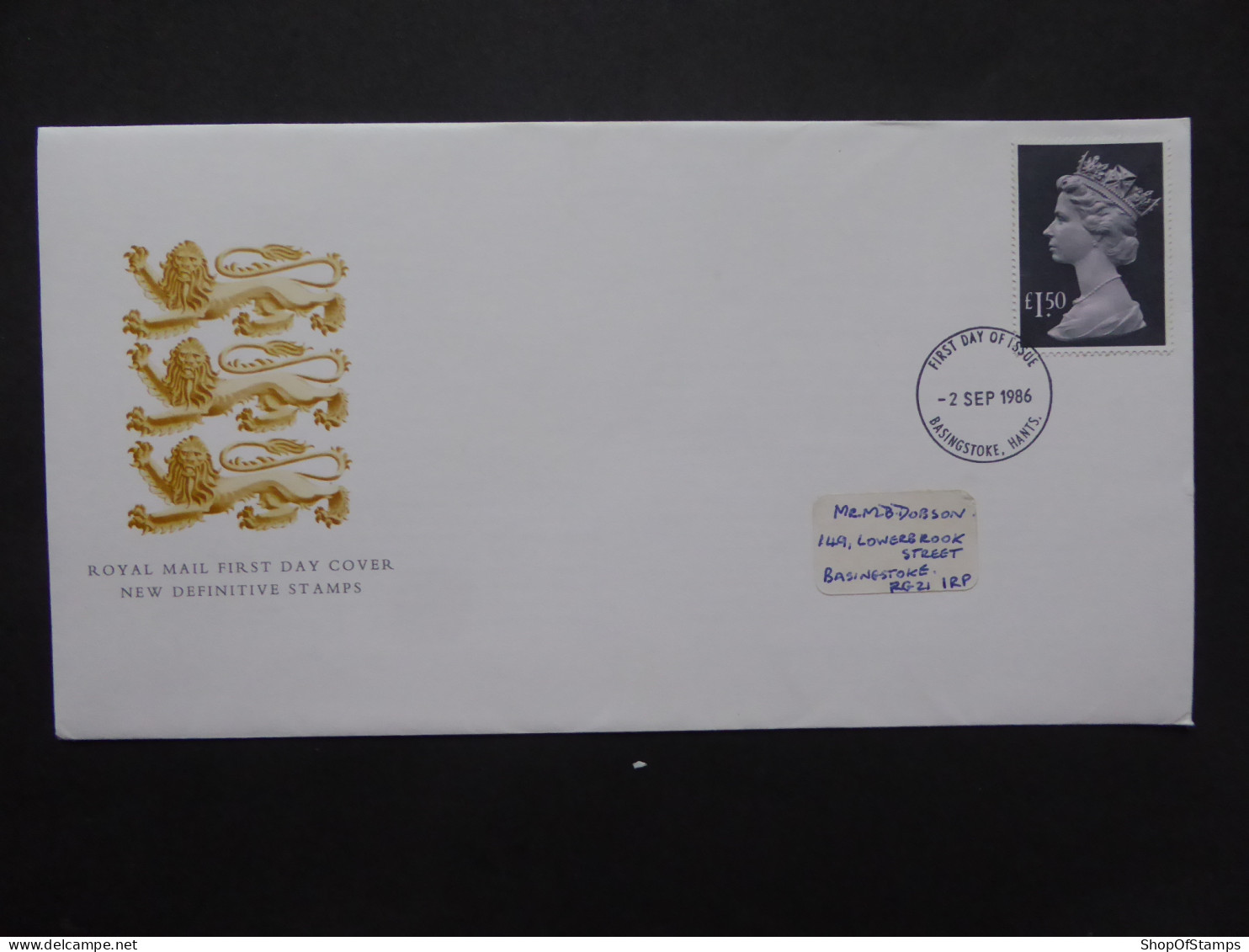 GREAT BRITAIN SG 1026e HIGH VALUE DEFINITIVE ISSUE FDC    - Non Classés