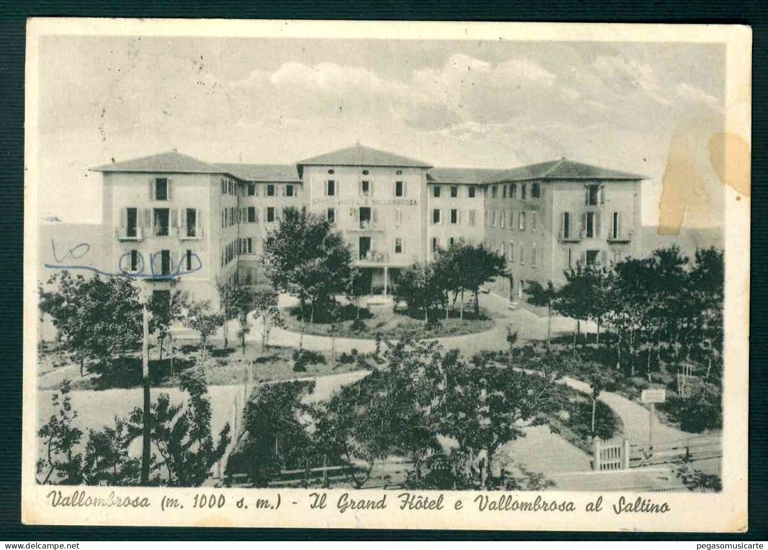 BF157 VALLOMBROSA - IL GRAND HOTEL E VALLOMBROSA AL SALTINO - FIRENZE 1949 - Autres & Non Classés
