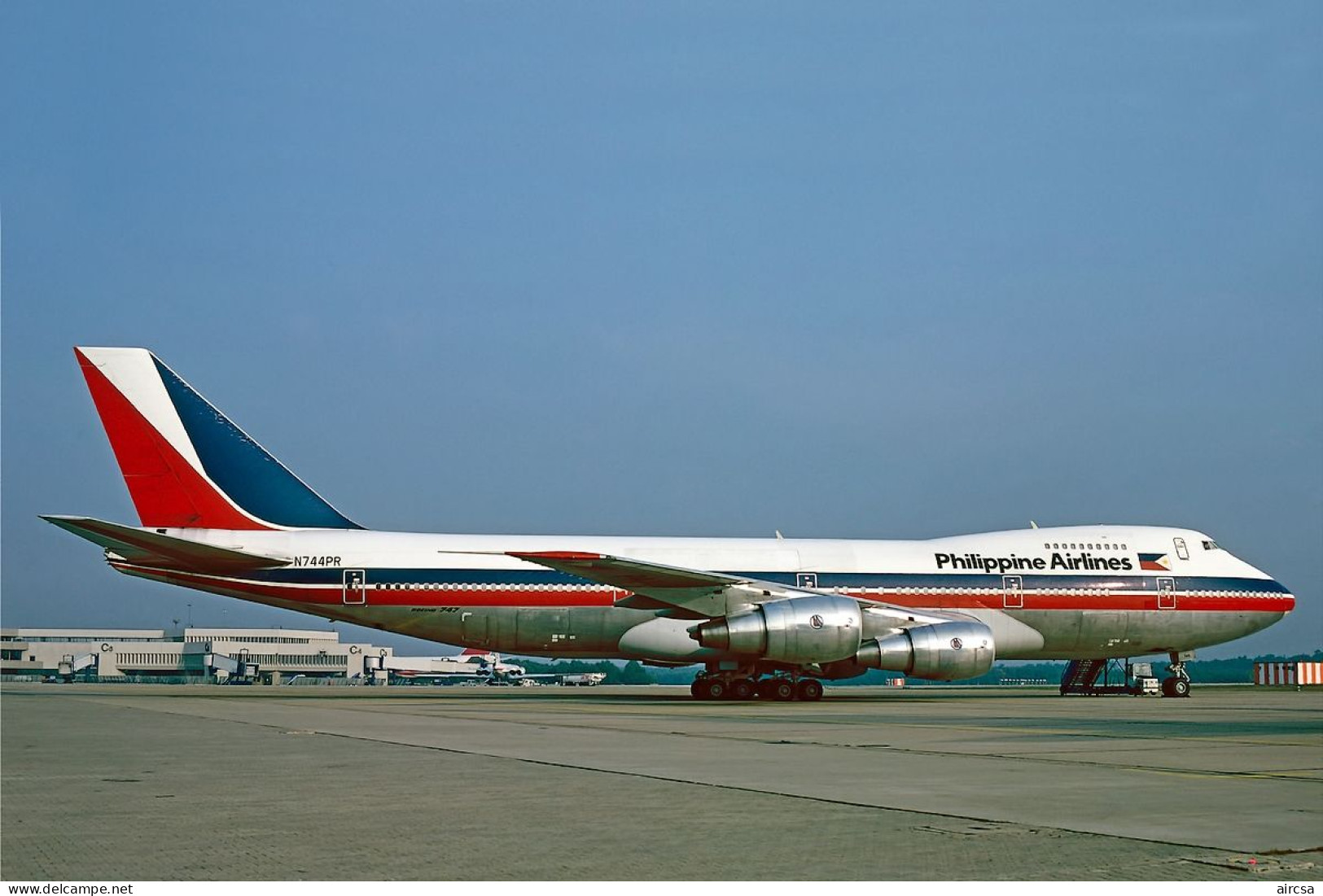 Aviation Postcard-WGA-1481 PHILIPPINE AIRLINES Boeing 747 - 1946-....: Moderne