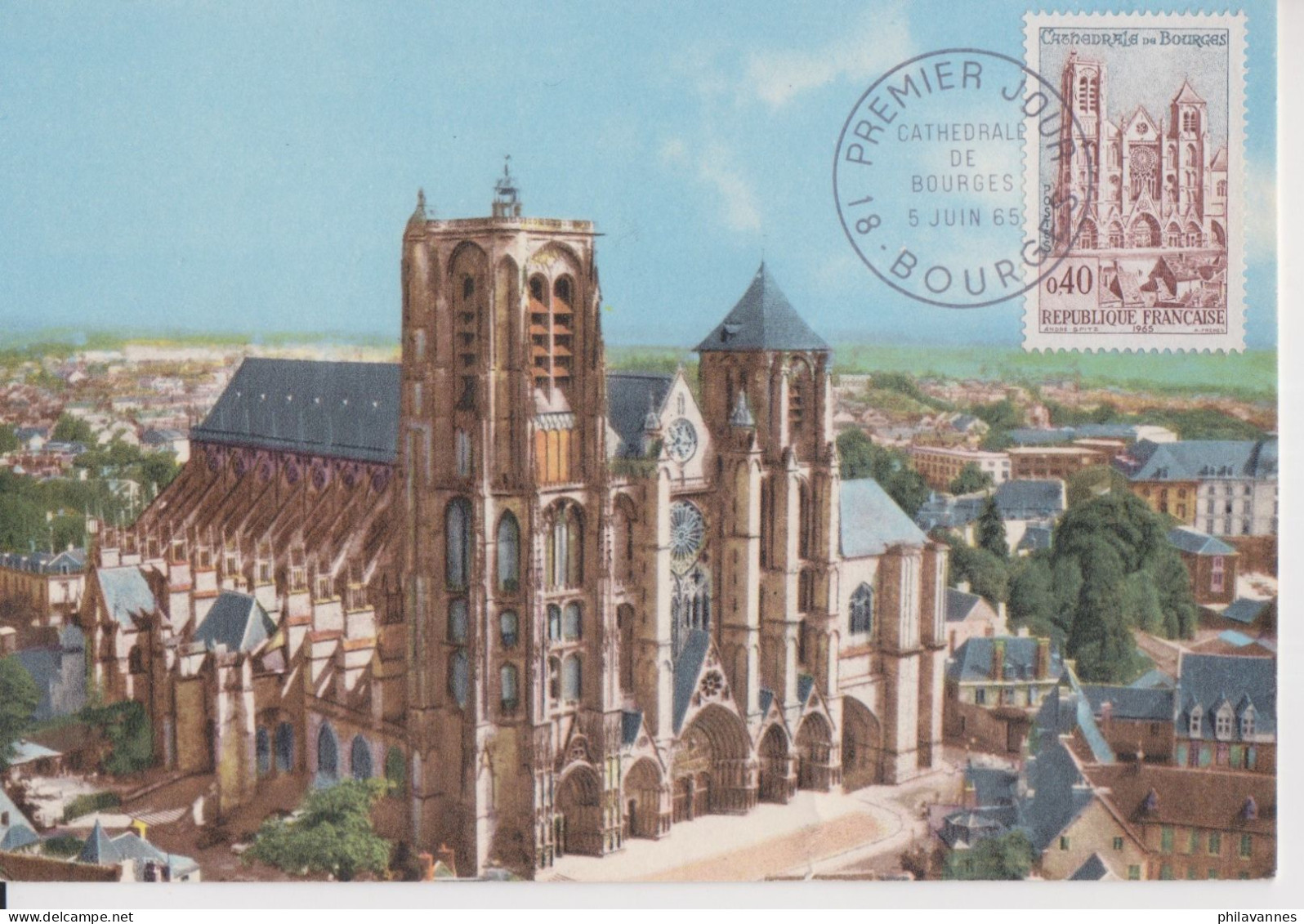 BOURGES , 1965,  Sur N° 1453 , ( SN24/86/16.1) - 1960-1969