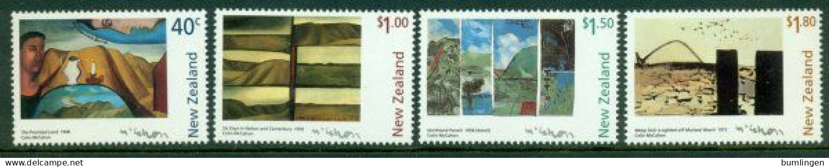 NEW ZEALAND 1997 Mi 1600-03** 10th Anniversary Of The Death Of Colin McCahon, Painter [B1068] - Sonstige & Ohne Zuordnung