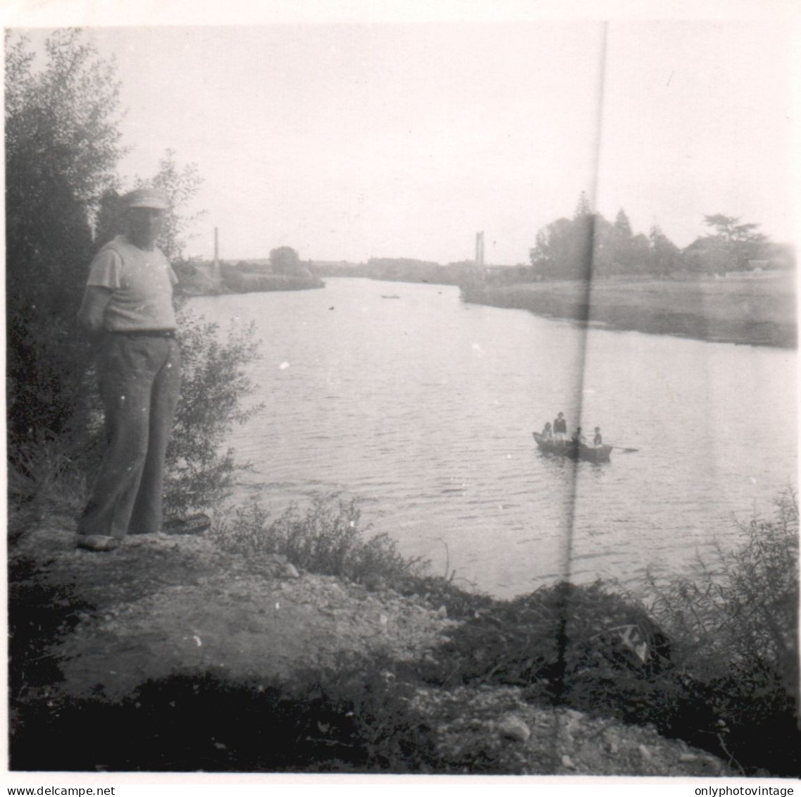 Francia 1946, Les Ormes, Veduta Panoramica, Foto Epoca, Vintage Photo - Plaatsen