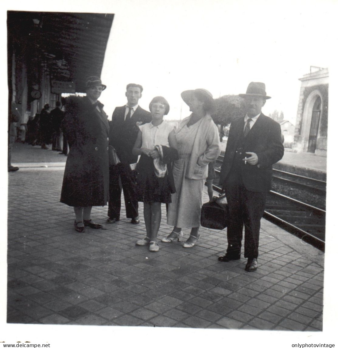 Francia 1936, Rambouillet, Stazione Ferroviaria, L'attesa Del Treno, Foto - Lieux