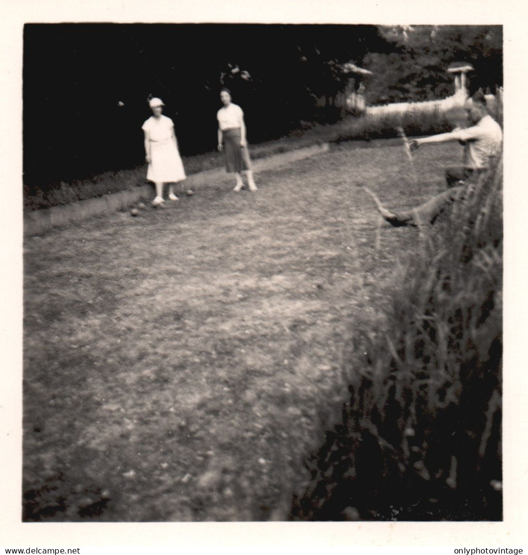 Francia 1936, Stade De La Marche, Il Gioco Delle Bocce, Fotografia Epoca - Lieux