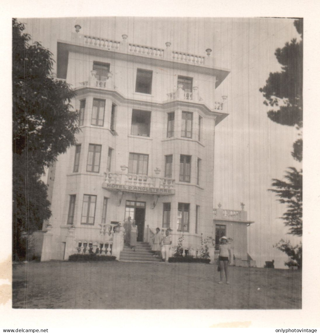 Francia 1933, Saint Cast Le Guildo, Hotel Angleterre, Facciata, Foto - Lieux