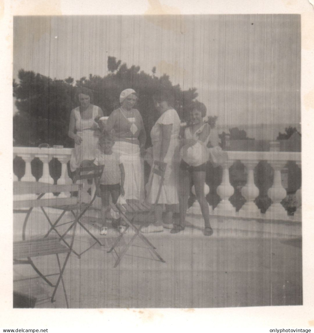 Francia 1933, Saint Cast Le Guildo, Su Terrazza Hotel Angleterre, Foto - Lieux