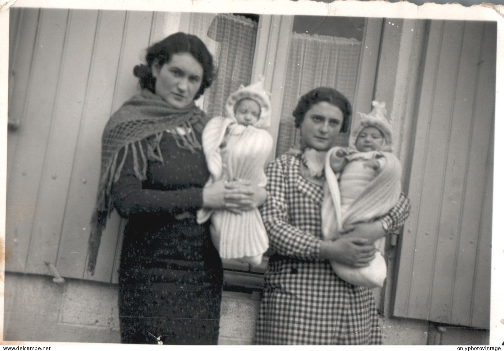 Francia 1937, Prima Foto Dei Gemelli, Fotografia Epoca, Vintage Photo - Plaatsen