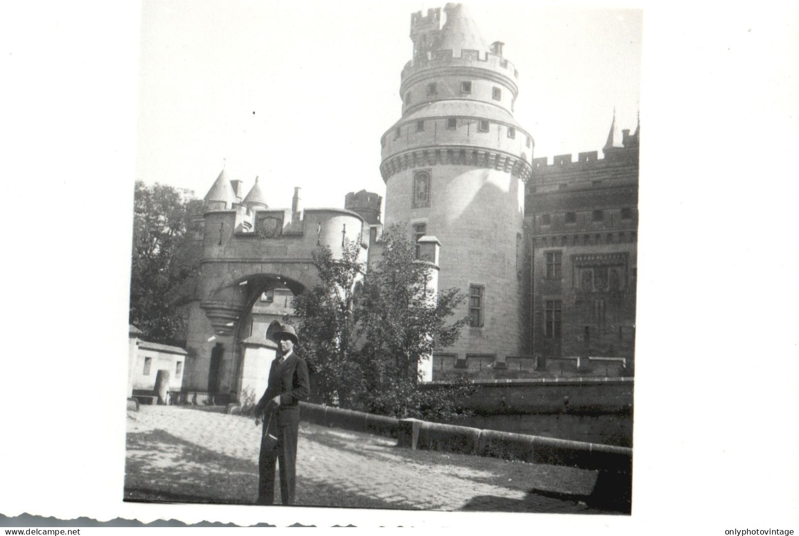 France 1934, Il Castello Di Pierrefonds, Fotografia Epoca, Vintage Photo - Plaatsen