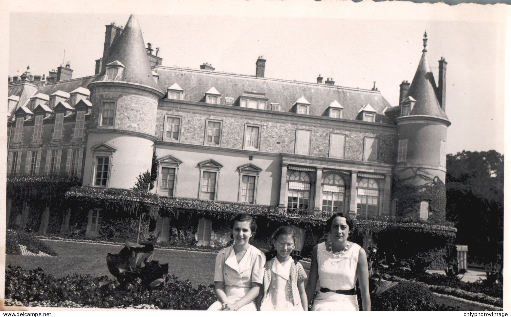 Francia 1937, Rambouillet, Il Castello, Fotografia Epoca, Vintage Photo - Plaatsen