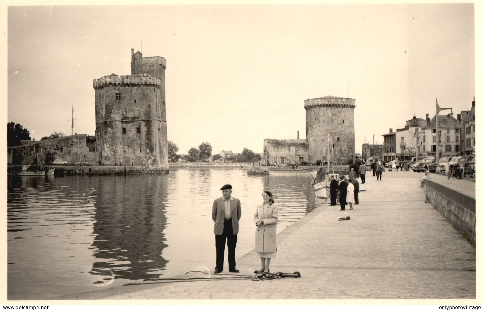 Francia 1958, La Rochelle, Scorcio Panoramico, Foto Epoca, Vintage Photo - Plaatsen