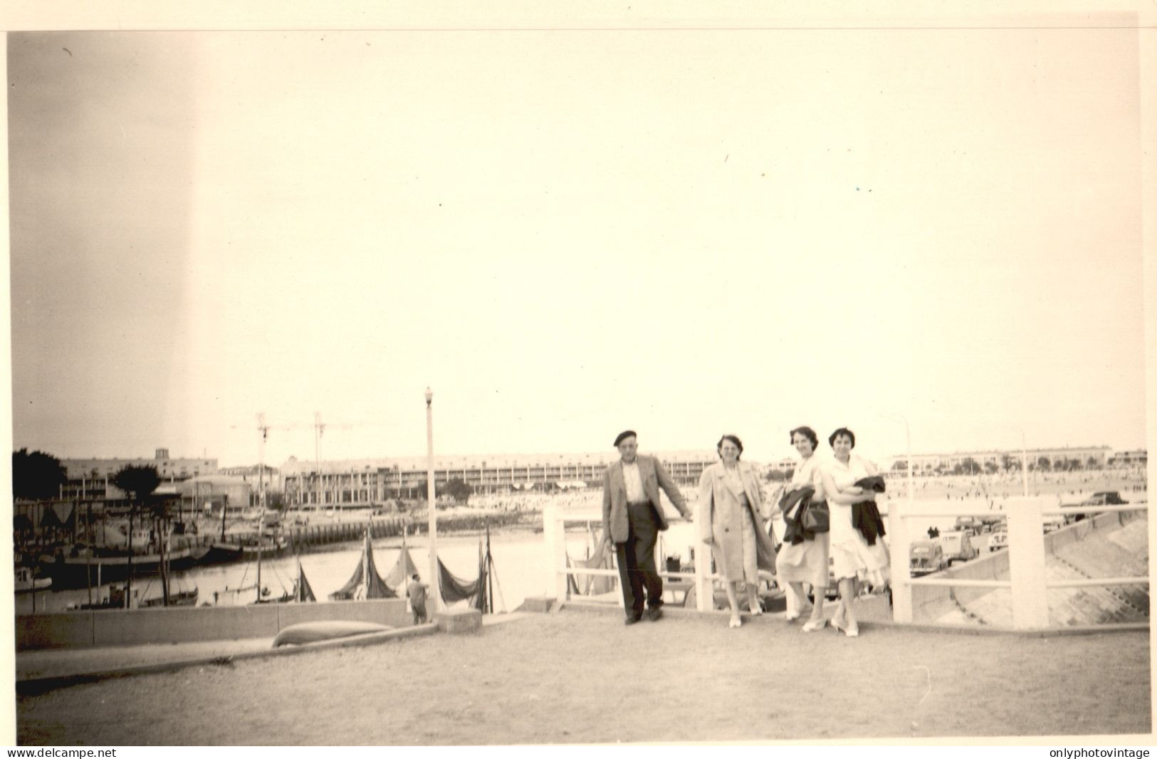 Francia 1958, Royan, Scorcio Panoramico, Fotografie Epoca, Vintage Photo - Plaatsen