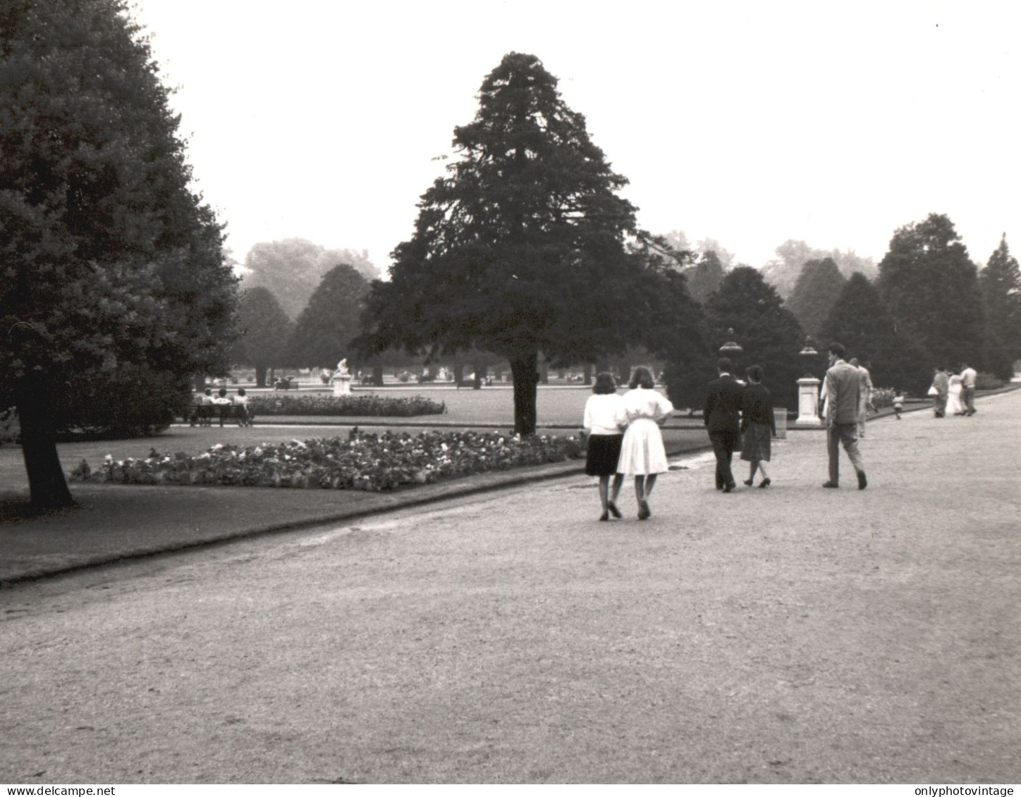 Regno Unito 1960, Londra, Veduta Di Un Parco, Foto Epoca, Vintage Photo - Plaatsen